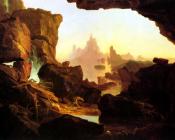 The Subsiding of the Waters of the Deluge - 托马斯·科尔